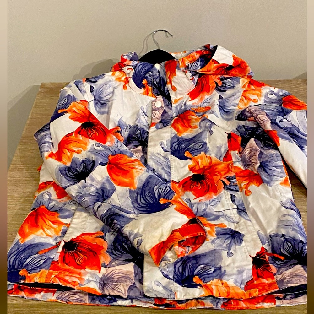 North Face Floral Ski Jacket